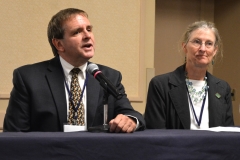 Paul Saner, Commissioner MCB and Ann Shor, MRC