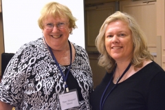Mary Margaret Moore, ED of Independent Living Center of the North Shore and Cape Ann and Lisa Pitta, ED SECIL