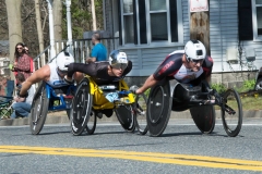 Kurt Fearnley from AUS - 1:24:06, Marcel Hug from SUI - 1:24:06, Ernst Van Dyk from RSA 1:24:06