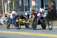 Kurt Fearnley from AUS - 1:24:06, Marcel Hug from SUI - 1:24:06, Ernst Van Dyk from RSA 1:24:06