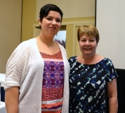 Maggie Dionne, MRC, and Courtenay Loiselle