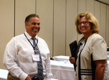 David Correia (MWCIL) and June Sauvageau (NILP)