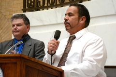 David Correia, Advocacy Director at MWCIL and Steve Higgins, ED at IA