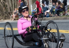 Women's Handcycle winner Michelle Love, Minnesota
