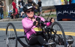 Women's Handcycle winner Michelle Love, Minnesota