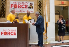 Mike Moloney, Michael Weeks and Speaker Robert Deleo (l-r)