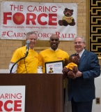 Mike Moloney, Michael Weeks and Speaker Robert Deleo (l-r)