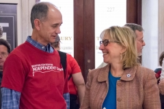 Bill Henning (BCIL) and Senator Karen Spilka