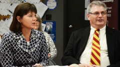 Rep. Carolyn Dykema and Rep. David Linsky