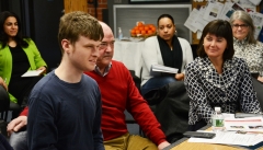 Tyler and Ed Carr from MWRTA, and Representative Carolyn Dykema