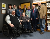 Our GREAT MetroWest Representation at the State House with Joe Bellil from Easter Seals of MA, and Paul Spooner from MWCIL