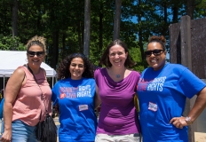 Elizabeth (MWCIL), Heidi (MWCIL), Sadie (MASILC) and Danya (MWCIL)