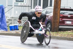 Ryota Yoshida racing in wheelchair. He finished 9th.