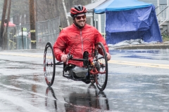 photo of smiling handcycle racer