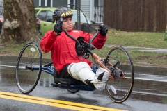 photo of handcycle racer
