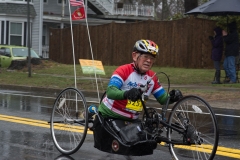 photo of handcycle racer