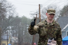 military walker - smiling with thumbs up.