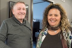 Bill Allan and Elizabeth (staff)