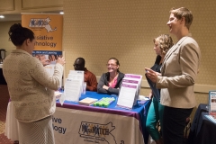 Anna Hermann at the MassMatch table