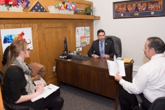 Ashley and David with Representative Jack Lewis