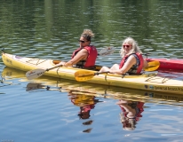 Elizabeth and Sue kayaking (MWCIL)