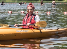 Kayla kayaking