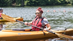Kayla kayaking