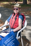 Young man waiting to kayak