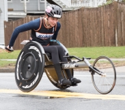 Katrina Gerhard (W111) from Illinois 1:43:53. 6th place Women's Wheelchairs