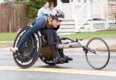 Katrina Gerhard (W111) from Illinois 1:43:53. 6th place Women's Wheelchairs