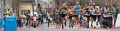 Initial men runners - large group!