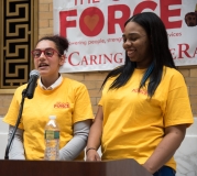 Maribel Soto and Tenaya Queen, two alumni of the GIFT program at Roxbury Youthworks