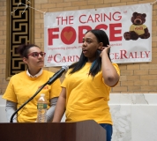Maribel Soto and Tenaya Queen, two alumni of the GIFT program at Roxbury Youthworks