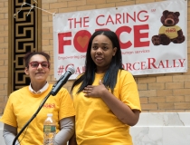 Maribel Soto and Tenaya Queen, two alumni of the GIFT program at Roxbury Youthworks