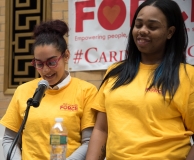 Maribel Soto and Tenaya Queen, two alumni of the GIFT program at Roxbury Youthworks