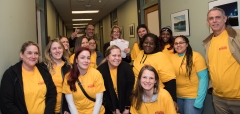 Several attendees with Senator Joan Lovely