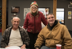 Patrick (right) and Pat (standing - MWCIL) and Patrick's father