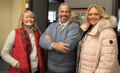 Janet Leumbruno (Framingham City Council), David (MWCIL) and Kim Lembo (Framingham Housing)