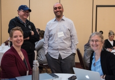 Steve Higgins, Derek Almeida, Anna Hermann and Ann Shor