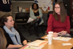 Catherine Fradenburg (left) and  MaryEllen MacRae from Easter Seals of MA