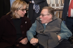 Senate President Karen Spilka and Paul Spooner (ED, MWCIL)