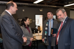 Senator Jamie Eldridge and Representatives Maria Robinson, Jack Lewis and Carmine Gentile