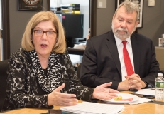 Rep. Kate Hogan and Rep. Carmine Gentile