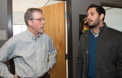 Kirk Joslin (Easter Seals MA) and Ravi Simon (Provider's Council)