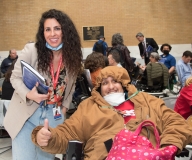 Kay Schoucair and Ellie Vargas from Boston Center for Independent Living