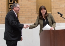 Steve Higgins and Senator Robyn Kennedy