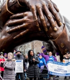 Senator Lydia Edwards under the Embrace