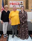 speaker Heather O'Connor with her family
