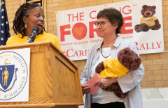 Stephanie Steed and Representative Mindy Domb