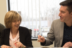 Susan (Senator Spilka's staff) and Rep. Jack Lewis